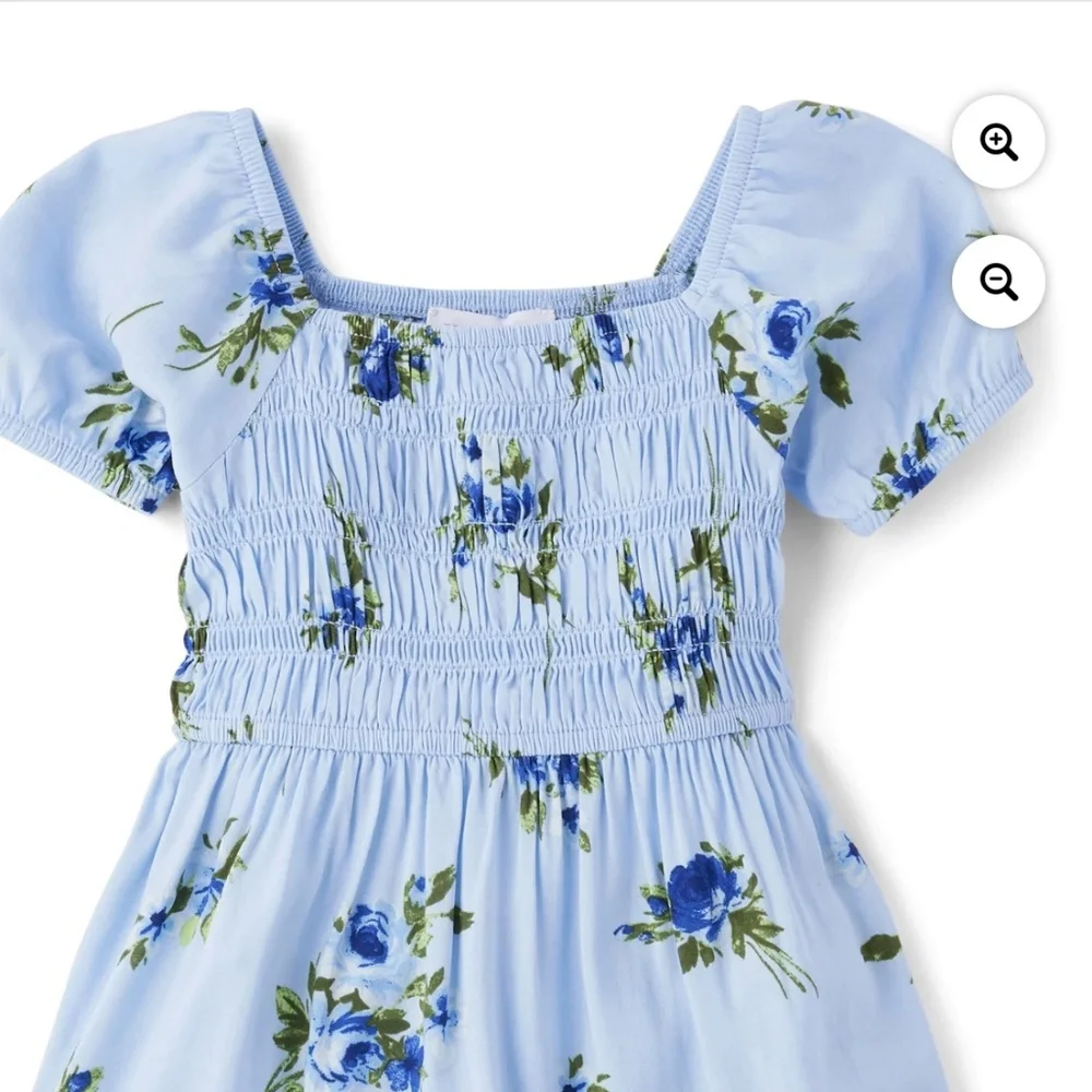 The Children’s Place Toddler Girls Breeze Blue Floral Print Size 5T NWT